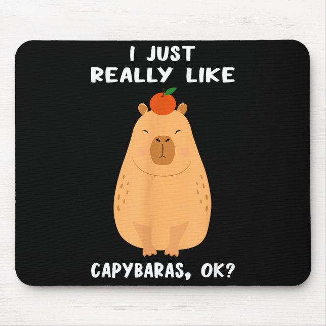 Funny Capybara Art For Men Women Kids Rodent Capyb Musmatta (Framsidan)