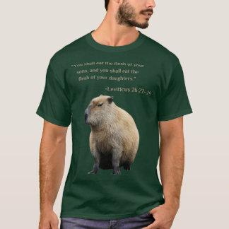 Funny Capybara Bible Verses T Shirt