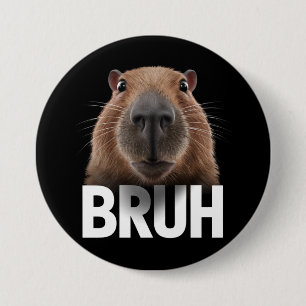 Funny Capybara Bruh Knapp