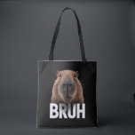 Funny Capybara Bruh Tygkasse<br><div class="desc">Funny Capybara Bruh</div>