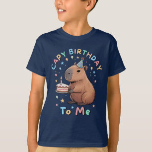 Funny Capybara Capy Birthday till mig Party för ba T Shirt