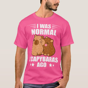 Funny Capybara I var normal Rodent Animal Capybara T Shirt
