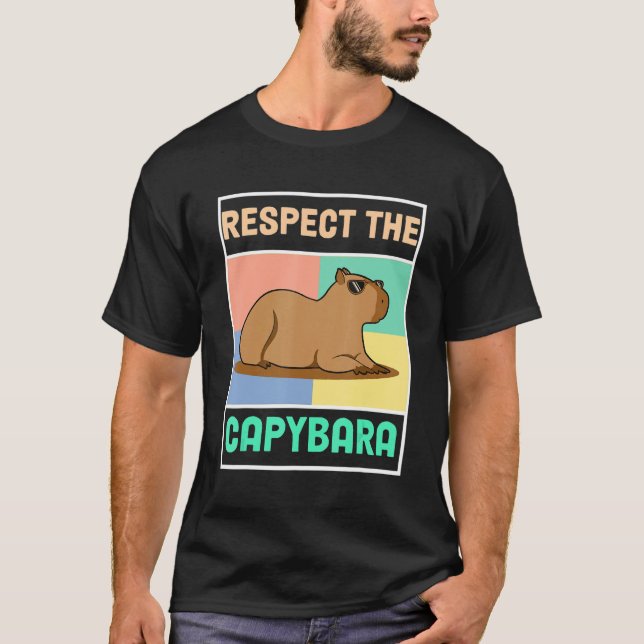 Funny Capybara Ok, jag tar upp Capybara T Shirt (Framsida)