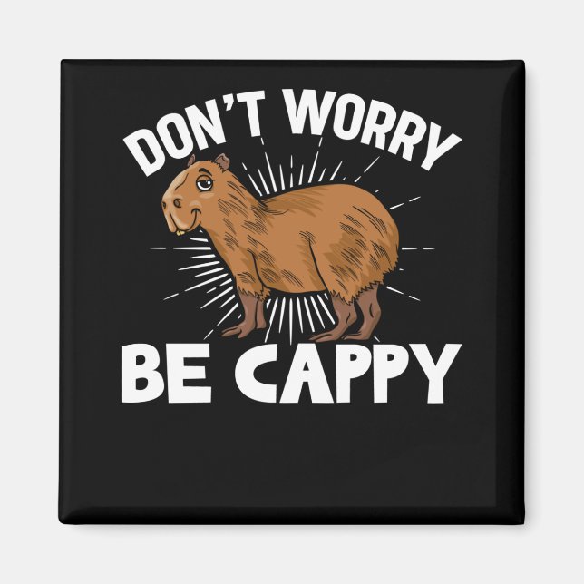 Funny Capybara Owner Capybara Pet Magnet (Framsidan)