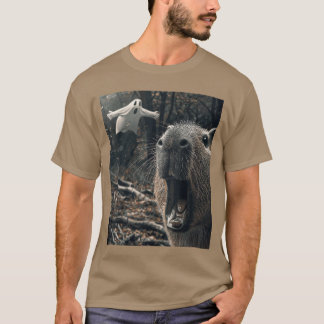 Funny Capybara retro T Shirt