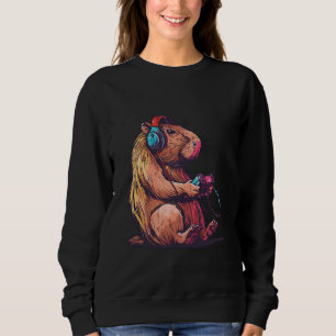 Funny Capybara spelar videospel, Capybara Gamin T Shirt