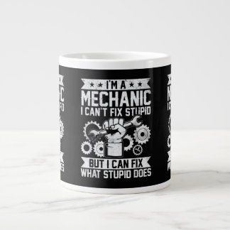 Funny Car Mechanic Engineer Men Women Kids Auto Me Jumbo Mugg