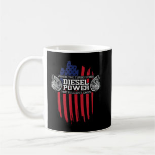 Funny Car Mechanic Garage Gift Diesel Älskare Kaffemugg