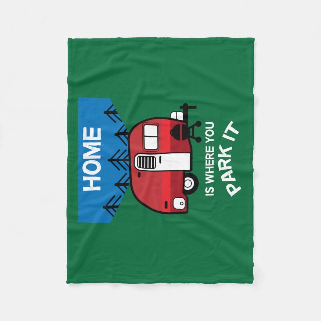 Funny Caravan Gifts | Best Caravanning | Caravans Fleecefilt (Framsidan)