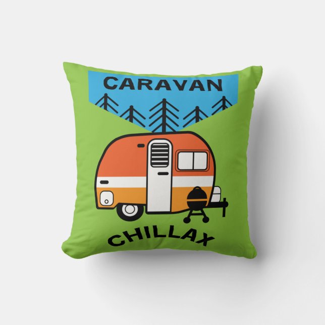Funny Caravan Gifts | Best Caravanning | Caravans Kudde (Framsida)