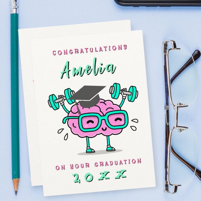 Funny  card Personalized graduation  Inbjudningar (Skapare uppladdad)