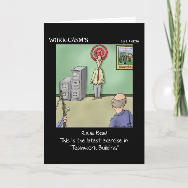 Funny Card: Teamwork Kort (Framsida)