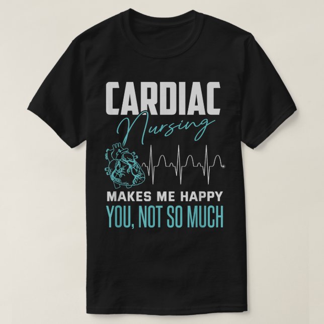 Funny Cardiac Nurse Sarkastic Citlab Nurse T Shirt (Design framsida)