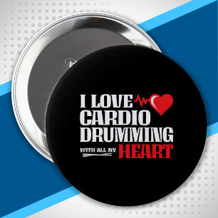 Funny Cardio Drumming Quote Fitness Motivation Knapp