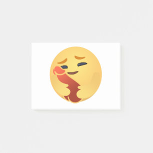Funny Care Emojis Facebook Post-it Block