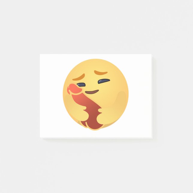 Funny Care Emojis Facebook Post-it Block (Framsida)