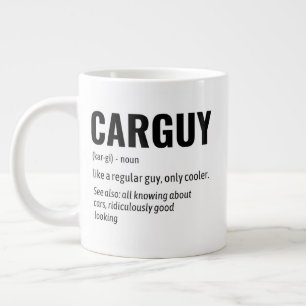Funny Carguy Dictionary Definition Coffee Mugg Jumbo Mugg