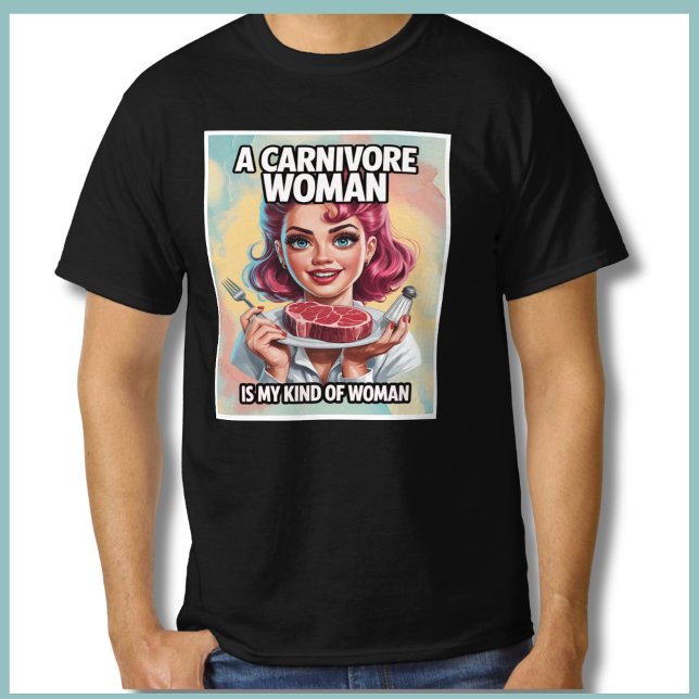 Funny Carnivar Ketovore Keto Diet T Shirt (Funny Steak Lover Gift for him. Great for meat eater, carnivore, ketovore, keto diet.  )