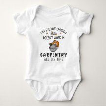 Funny Carpenter Pappa Woodworking Workers Baby Car