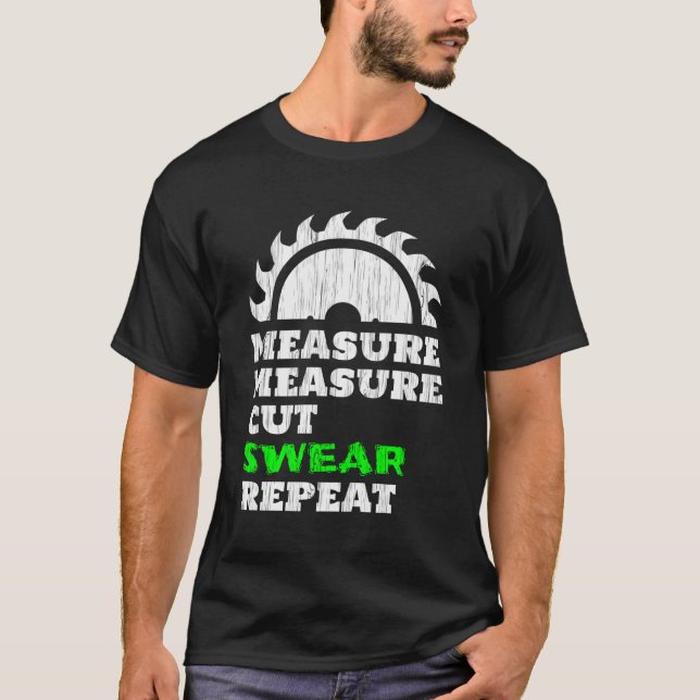 Funny Carpenter T Shirt (Framsida)