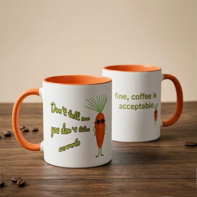 Funny carrot mugg (Skapare uppladdad)