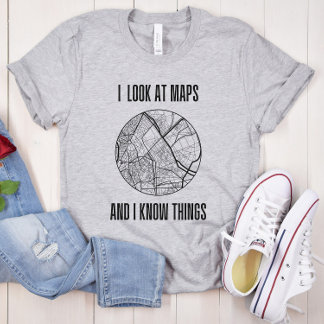 Funny Cartographer | KARTA SKAPAR | Geography Pun T Shirt