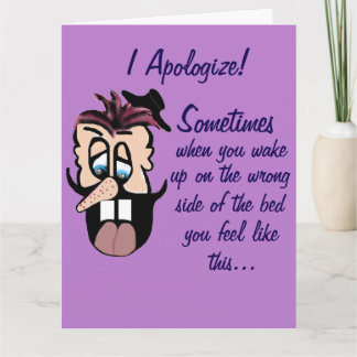 Funny Cartoon Apology  Kort