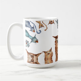 Funny cartoon cats kaffemugg