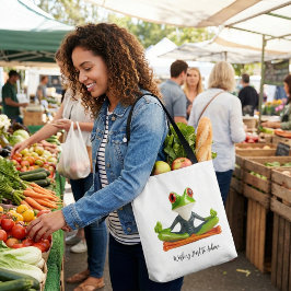  Funny cartoon tote bags pets animal lover Tygkasse