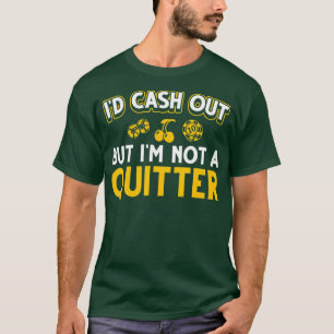 Funny Casino Gambling Älskare Art För manar kvinno T Shirt