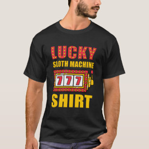 Funny Casino Gift För manar Women Coola Lucky Slot T Shirt