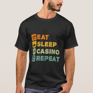 Funny Casino Play Poker-kortplats Maskin Älskare P T Shirt
