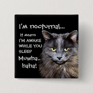 Funny Cat är NocTurn al Evil Laugh Knapp