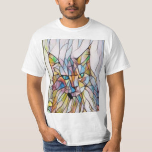 Funny Cat Artwork T Shirt