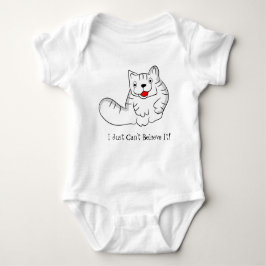 Funny Cat Baby Bodydräkt T Shirt