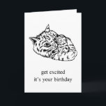 Funny Cat Birthday för Friend, Mamma, Pappa Kort<br><div class="desc">Lusnyård födelsedag för Friend,  Mamma,  Pappa-kort,  utskrivbart födelsekort för barndagskort,  ynklig födelsedag för Friend,  Mamma,  Pappa,  Digital Download 5x7-gratulationskort</div>