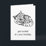 Funny Cat Birthday för Friend, Mamma, Pappa Kort<br><div class="desc">Lusnyård födelsedag för Friend,  Mamma,  Pappa-kort,  utskrivbart födelsekort för barndagskort,  ynklig födelsedag för Friend,  Mamma,  Pappa,  Digital Download 5x7-gratulationskort</div>