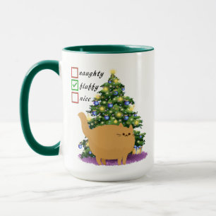Funny Cat-checklista Mugg