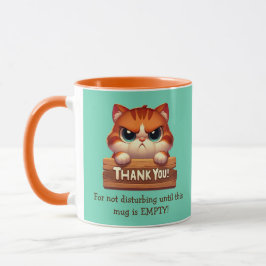 Funny Cat Coffee Mugg - Anpassade