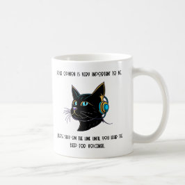 Funny Cat Coffee Mugg Sarcastic Office Gift Idea