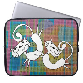 Funny Cat Dance Laptop sleeve 15 tum