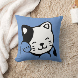 "Funny Cat Design" Dekorativ kudde