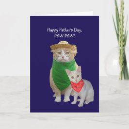 Funny Cat Fars dag Kort