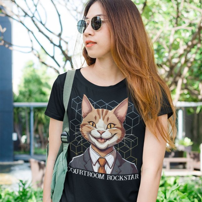 Funny Cat Gifts for Law Student Lawyer Enforcement T Shirt (Funny Cat Gifts for Law Student Lawyer Enforcement)