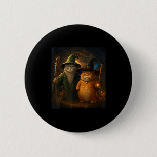 Funny Cat Halloween Cat Memer-guide Katt Konstig C Knapp