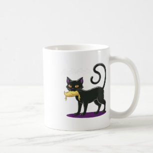 Funny Cat Halloween Voting Val 2024 USA 1 Kaffemugg