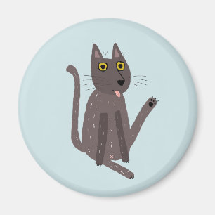 Funny Cat Humor Magnet