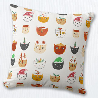 Funny Cat-jul Kudde