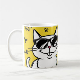 Funny Cat kaffe kopp Tecknad-katt