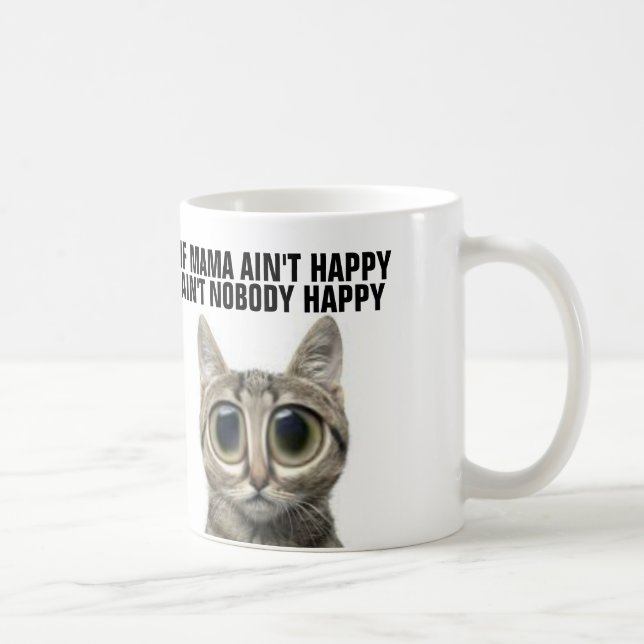 Funny Cat Kaffe koppar för Mor, Mamma (Höger)